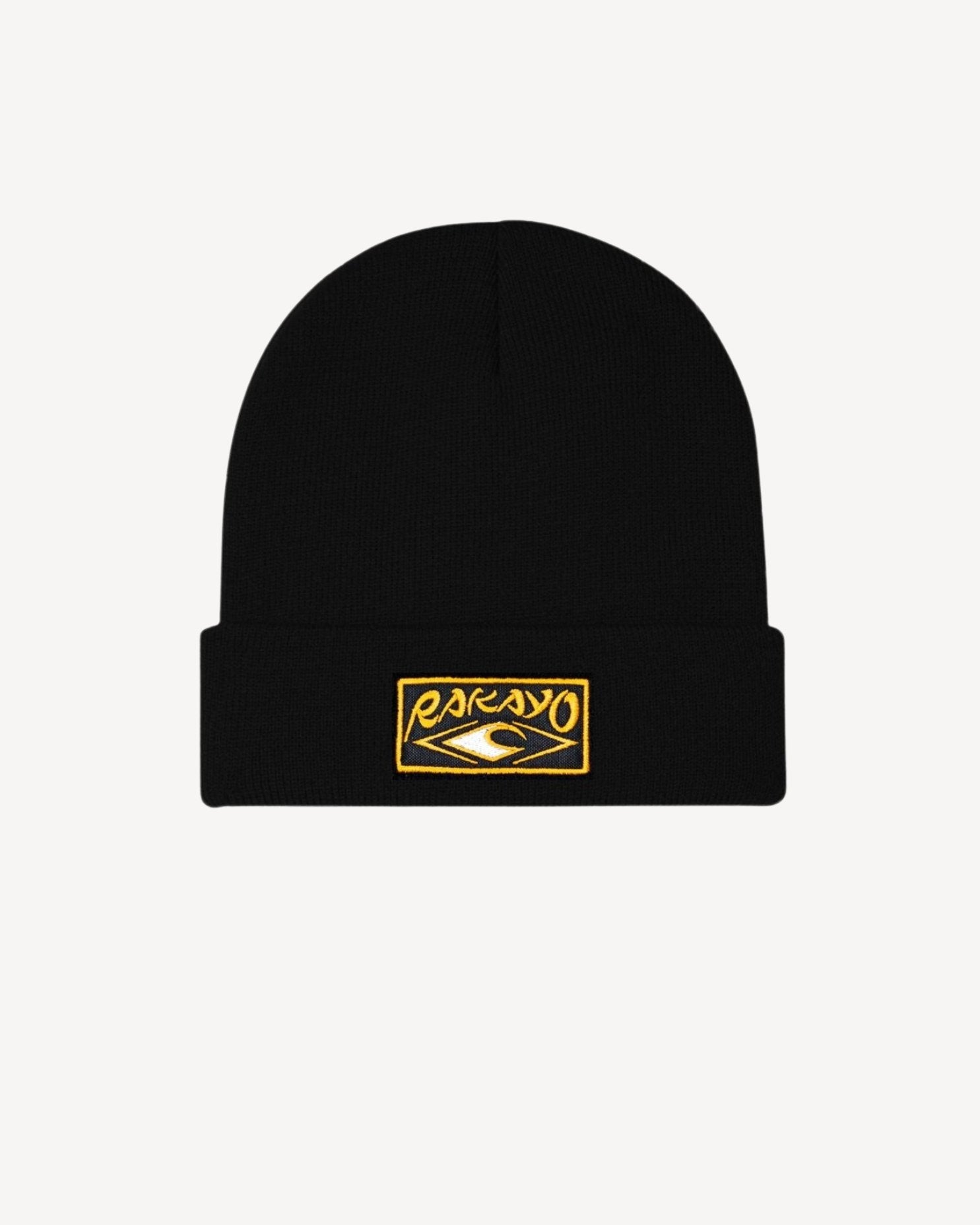 BLACK BEANIE - Rakayo Crew