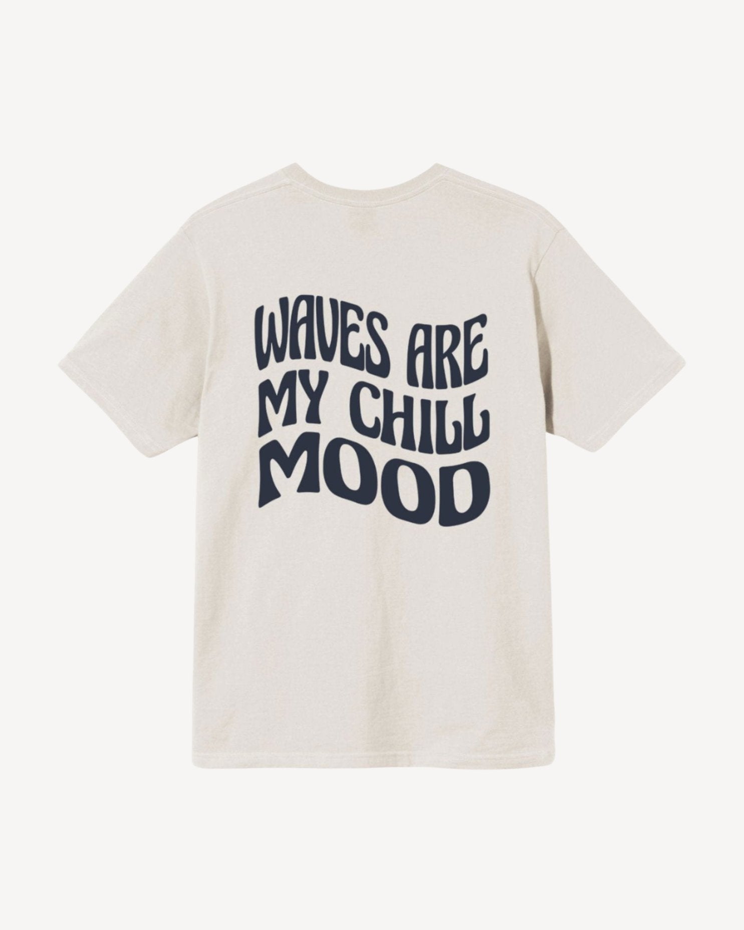 CHILL MOOD BEIGE TEE - Rakayo Crew