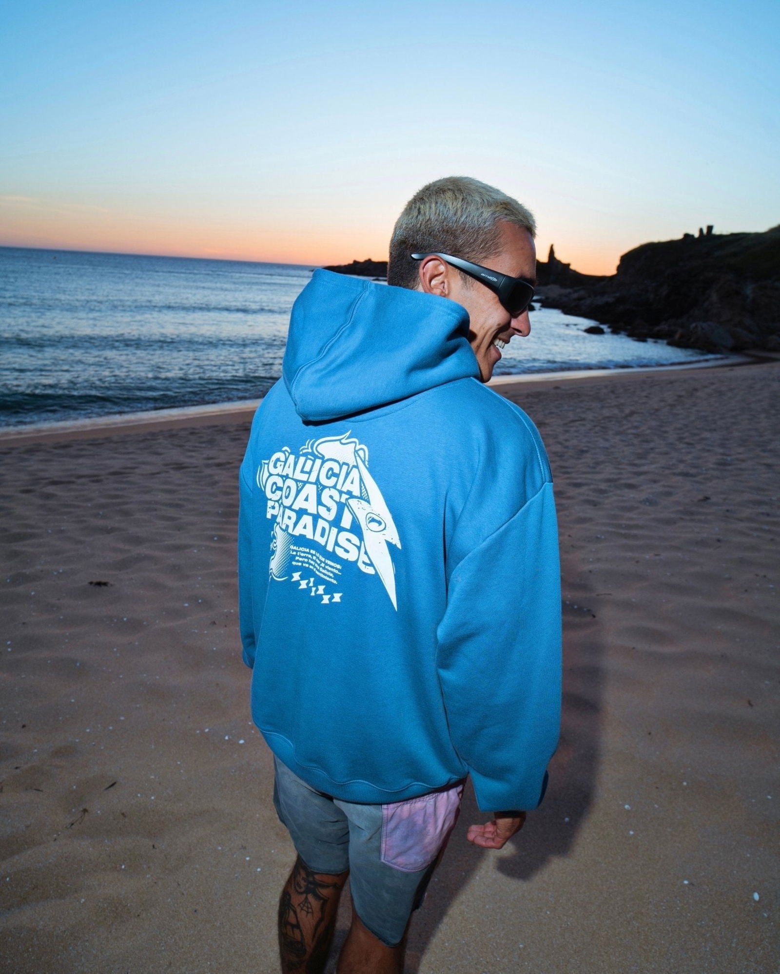 GALICIA BLUE HOODIE - Rakayo Crew