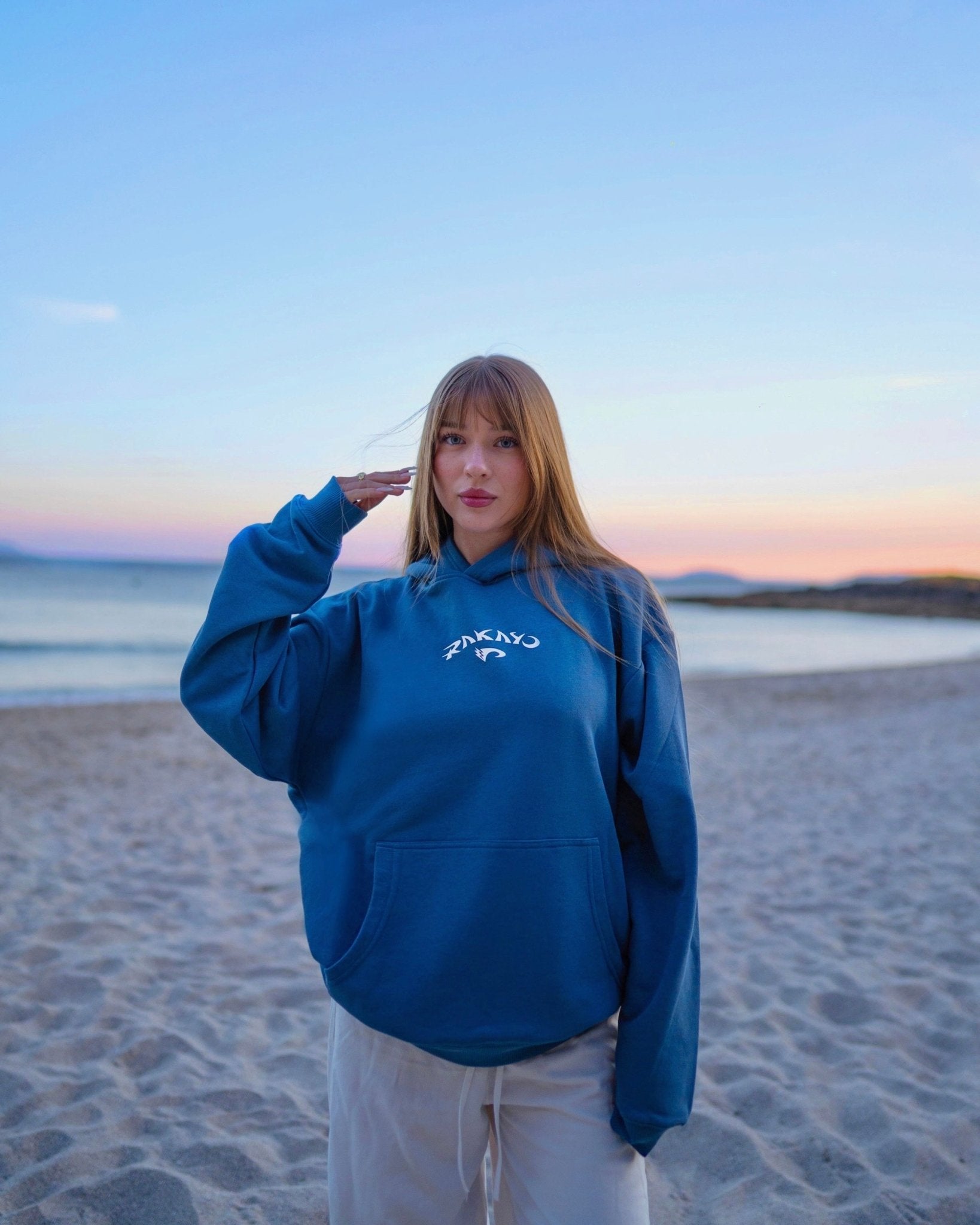 GALICIA BLUE HOODIE - Rakayo Crew