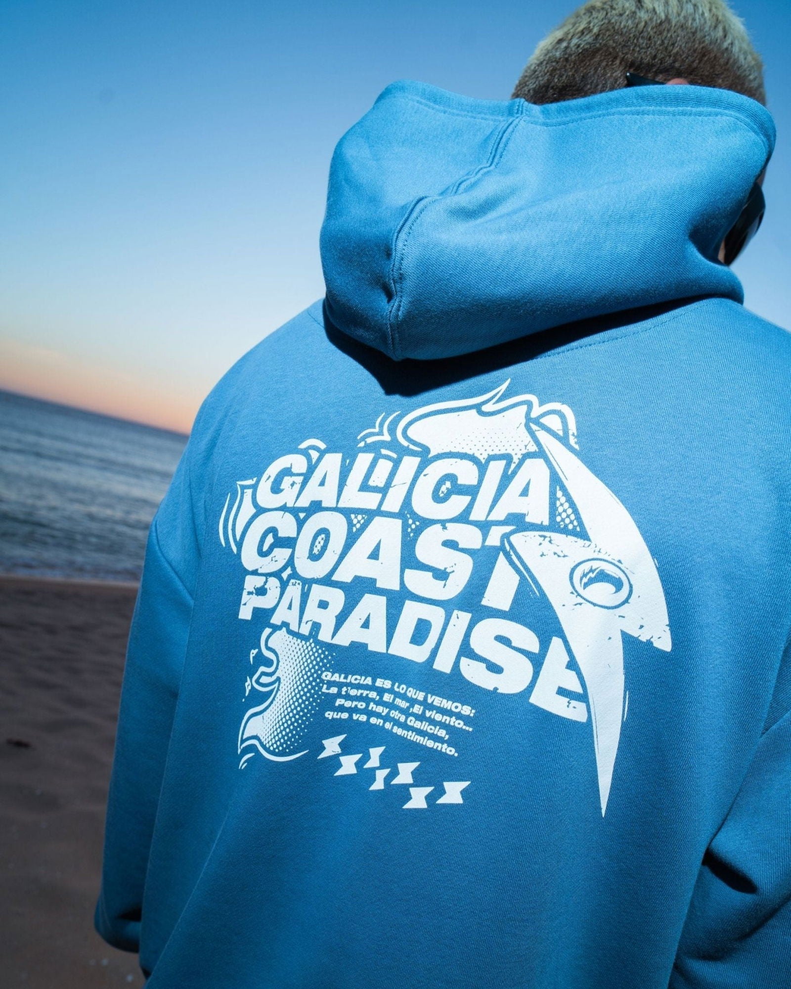 GALICIA BLUE HOODIE - Rakayo Crew