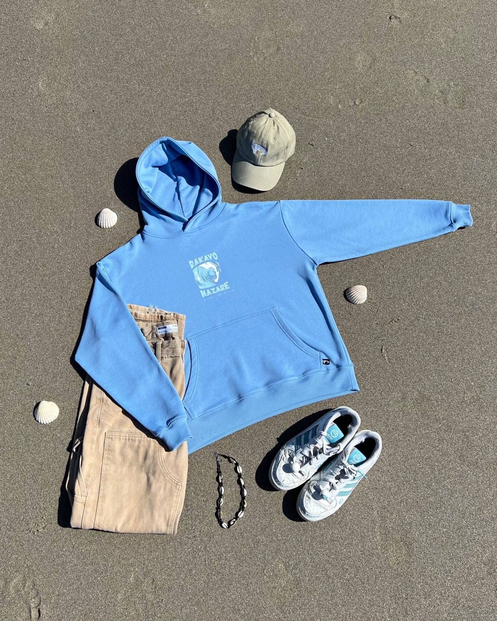 NAZARE BLUE HOODIE - Rakayo Crew