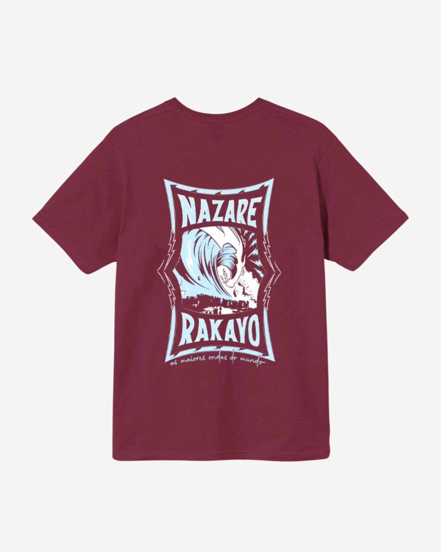 NAZARE BURDEOS TEE - Rakayo Crew