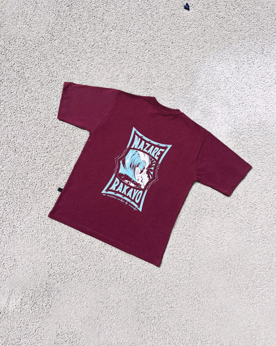 NAZARE BURDEOS TEE - Rakayo Crew