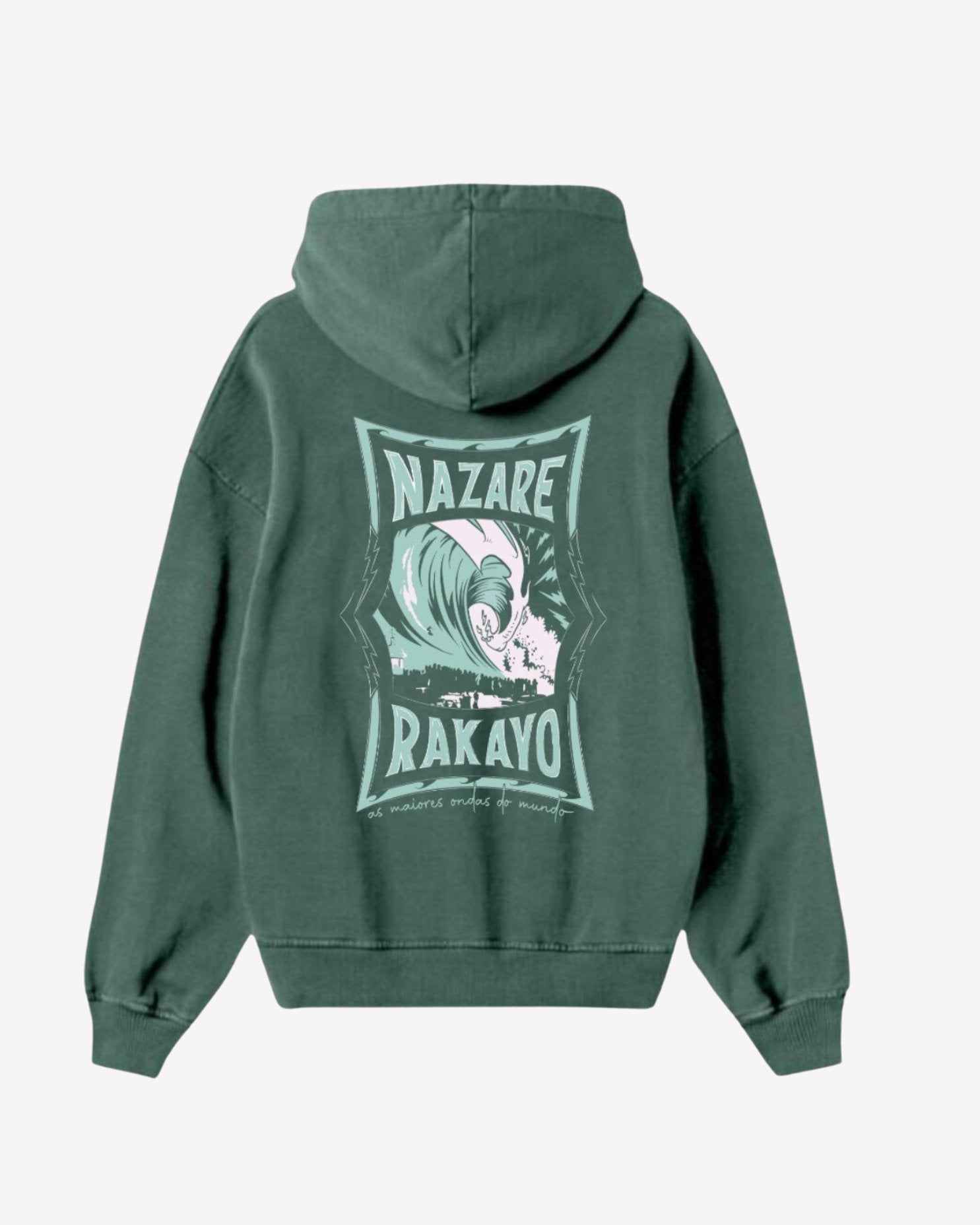 NAZARE GREEN HOODIE - Rakayo Crew