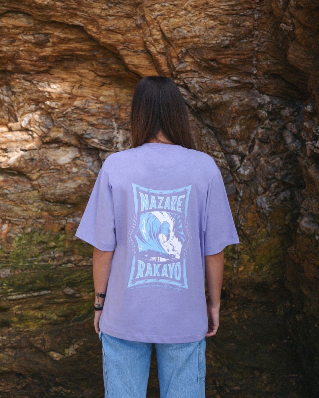 NAZARE LILA TEE - Rakayo Crew