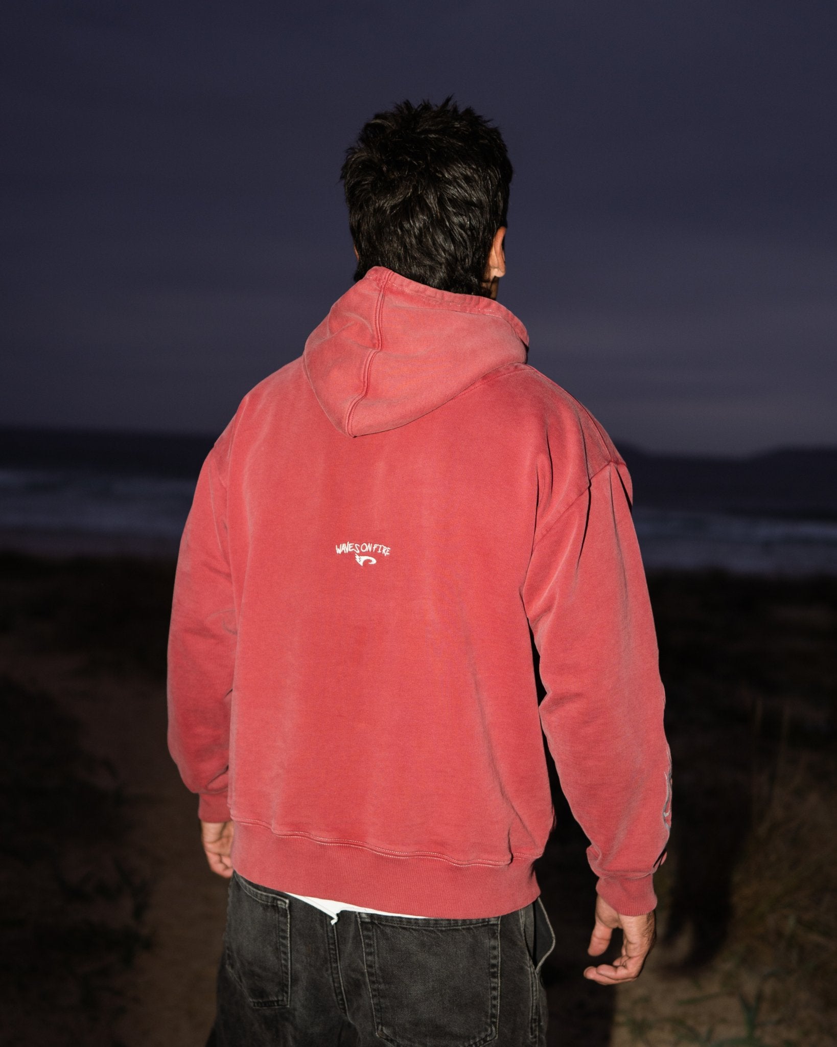 RK RED FLAMES HOODIE - Rakayo Crew