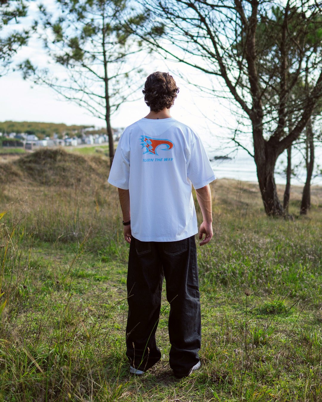 RK WHITE FIRE TEE - Rakayo Crew