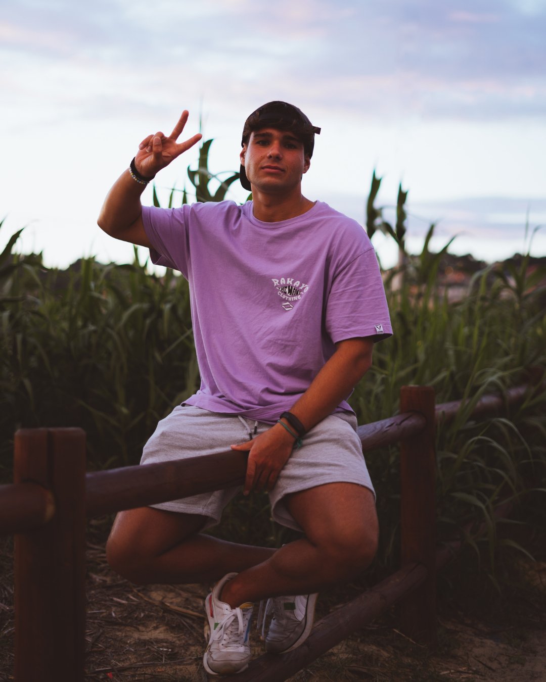 THE WAVE PURPLE TEE - Rakayo Crew