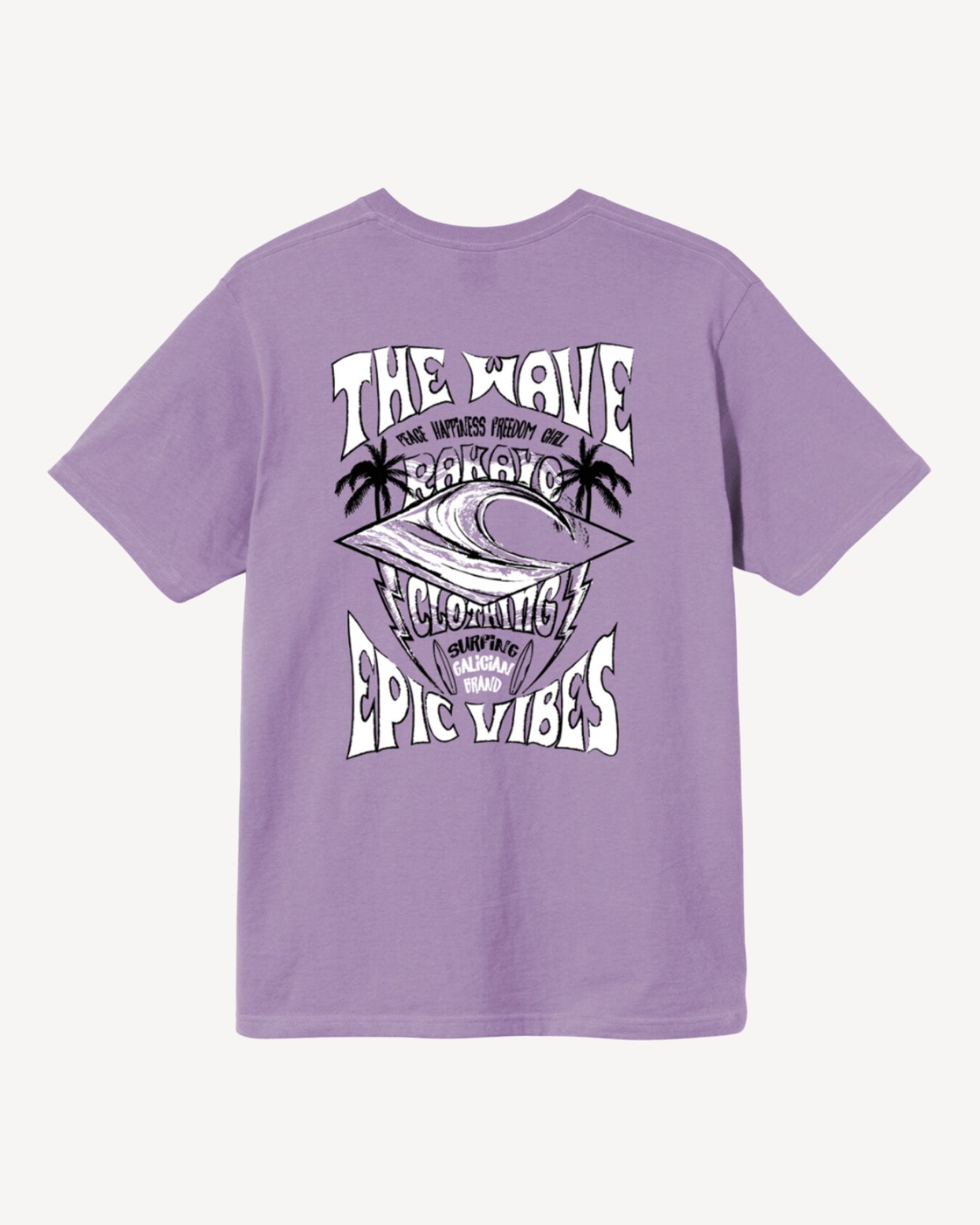 THE WAVE PURPLE TEE - Rakayo Crew