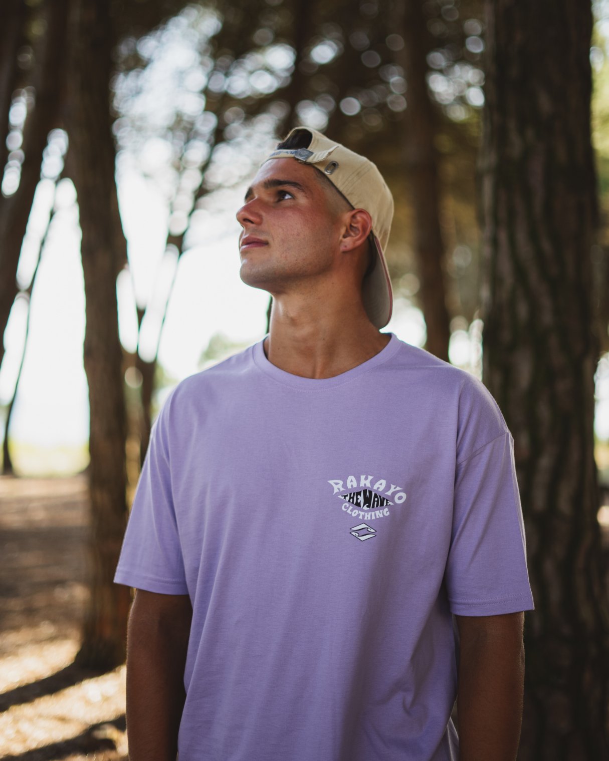 THE WAVE PURPLE TEE - Rakayo Crew