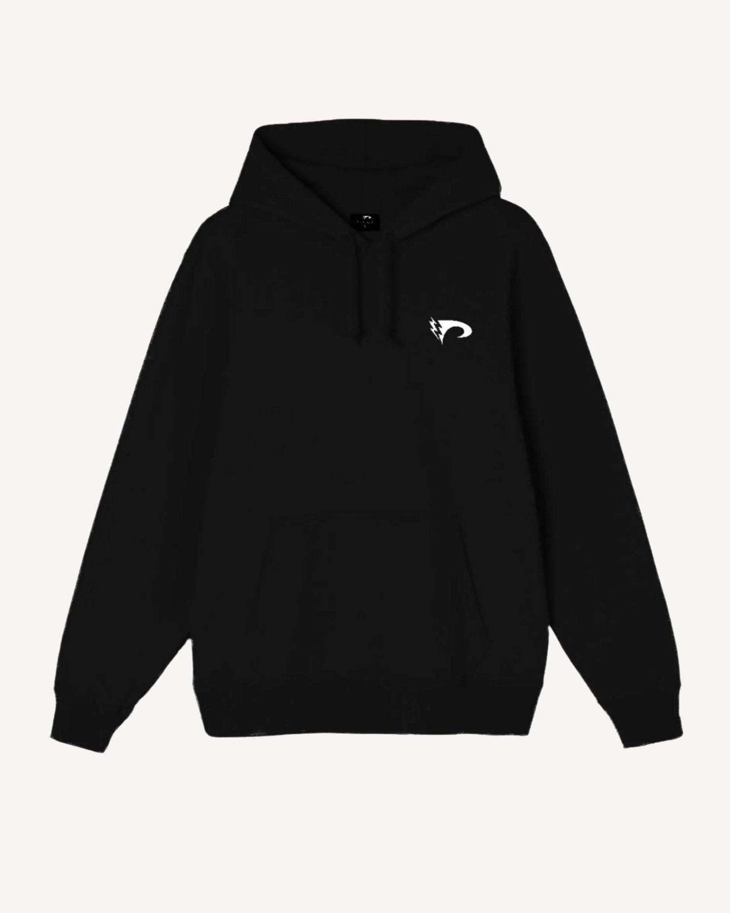 THUNDER BLACK HOODIE - Rakayo Crew